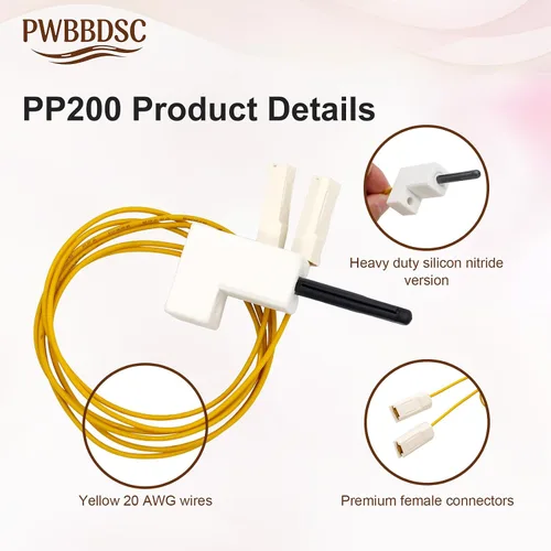 Miniatura 5 de Encendedor de superficie caliente PP200 PP200SC para Desa Reddy y calentador principal, reemplace la pieza HSI PP200 71-052-0700 HA1000