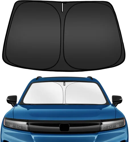 Miniatura 9 de ARISMOTOR - Parasol plegable para parabrisas para Honda Civic 11.ª generación 2022-2025 2026, protector de visera de sol personalizado para ventana