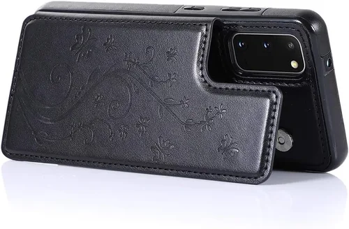 Miniatura 7 de Funda de teléfono para Samsung Galaxy S20 Glaxay S 20 5G de 6.2 pulgadas con protector de pantalla de vidrio templado y tarjetero con soporte