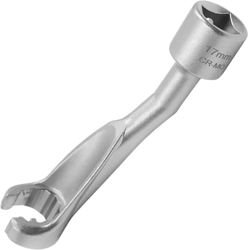 Miniatura 10 de Juego de 3 piezas de 14mm 17mm 19mm 1/2" Dr. Juego de tuercas de línea de combustible de inyección de carril común, 12 puntos de Juego de tuercas