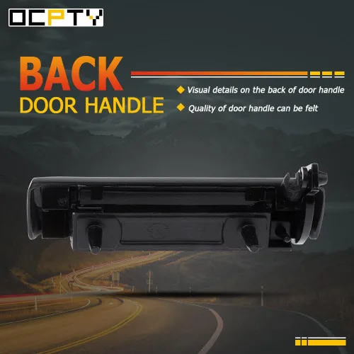 Miniatura 6 de OCPTY Manijas de puerta exteriores de repuesto para lado del conductor 1985-1994 para manijas de puerta exteriores S10, color negro (2 unidades)