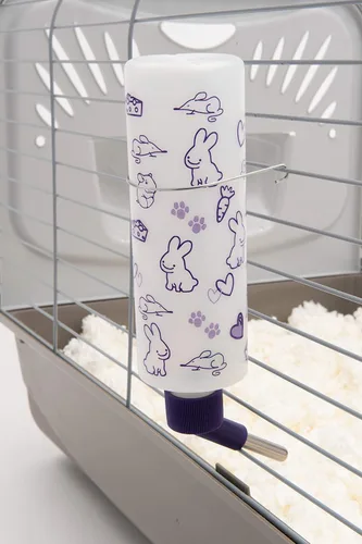 Miniatura 5 de Lixit Botellas de agua resistentes a la intemperie para conejos, hurones, hámsters de cobaya y otros animales pequeños. (16 onzas)