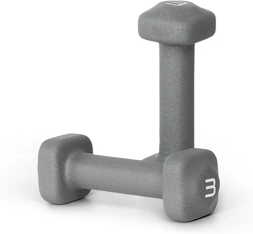 Miniatura 52 de Tone Fitness Pares de Mancuernas de Pesas de Neopreno con Cabeza Cuadrada Antirrodamiento Múltiples Opciones Azul