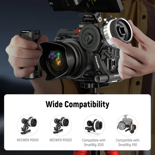 Miniatura 7 de NEEWER Engranaje M0.8-65T para seguimiento de enfoque, estándar 0.8 MOD y 65 dientes compatible con SmallRig Follow Focus y NEEWER Mini Follow
