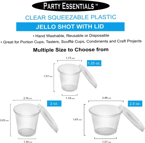 Miniatura 8 de Party Essentials N2525 - Vaso de plástico, 25 unidades, multicolor, 25