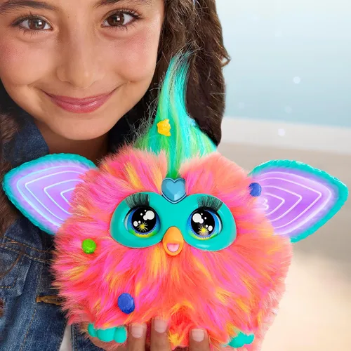 Miniatura 8 de Furby Coral, 15 accesorios de moda, juguetes de peluche interactivos para niñas y niños de 6 años en adelante, animatronic activado por voz