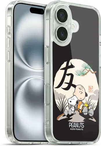 Miniatura 528 de Carcasa de gel para iPhone 7 Plus/iPhone 8 Plus, diseño de Snoopy Oriental de Peanuts, Badges