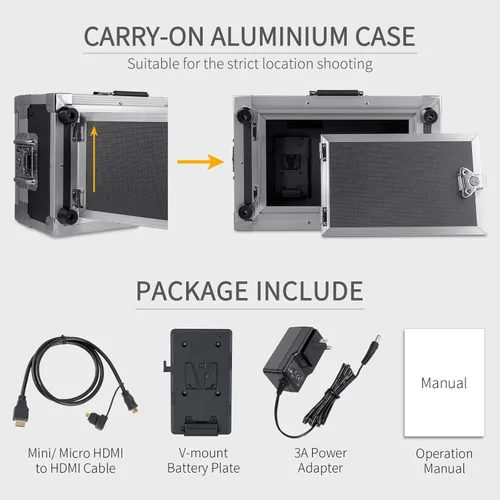 Miniatura 7 de ATEM156-CO - Monitor de director de transmisión en vivo de 15.6 pulgadas con 4 entradas HDMI, pantalla dividida cuádruple para ATEM Mini Video