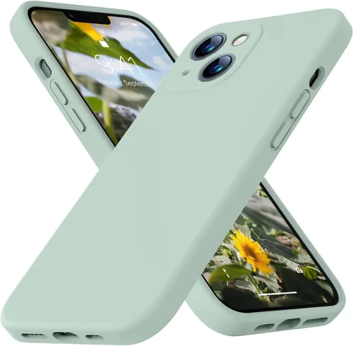 Miniatura 55 de Funda compatible con iPhone 13 de 6.1 pulgadas, de silicona líquida premium [forro de microfibra suave antiarañazos], goma de gel, protección Uva