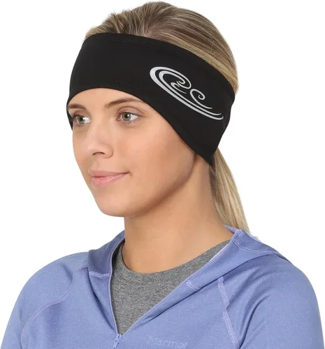 Miniatura 35 de TrailHeads - Diadema para mujer, diseño de cola de caballo, con banda para la oreja que absorbe la humedad, ideal para correr