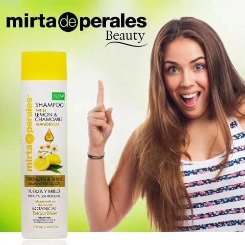 Miniatura 4 de Mirta De Perales Champú con Manzanilla Limón y Manzanilla 10 fl oz.