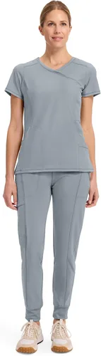 Miniatura 8 de Cherokee Infinity mujeres Scrubs Top Mock Wrap 2625A