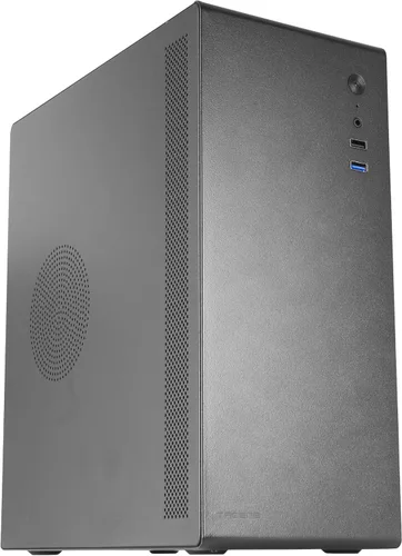 Miniatura 11 de Tacens 2FERROX, ATX Semi-Tower PC Case, ventilador lateral de 4.7 in, rejilla delantera, acero, negro