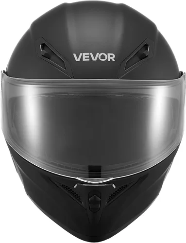 Miniatura 9 de VEVOR Casco de motocicleta aprobado por DOT, casco de motocross para adultos con visera transparente grande, cómodo para carreras de motocicleta