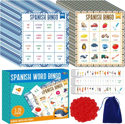 Miniatura 10 de SpriteGru Juego de bingo de palabras a la vista, 120 palabras de vista para aprender a leer nivel 1 y nivel 2 Juego de mesa de bingo Listas