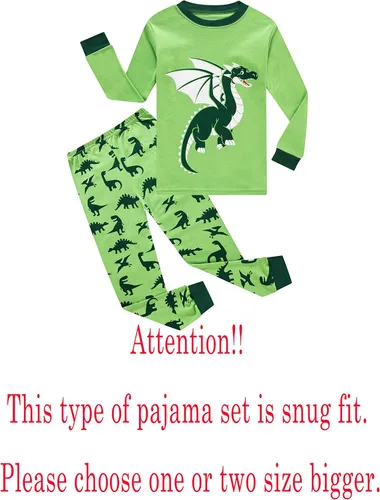 Miniatura 2 de Family Feeling - Conjunto de pijama de manga larga, diseño 100% de algodón, para niños pequeños