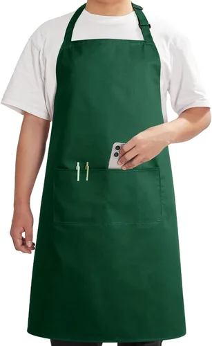 Miniatura 15 de Syntus Chef Apron for Men Women Kitchen Cooking Apron with Pockets, Adjustable Bib Aprons Stain Resistant