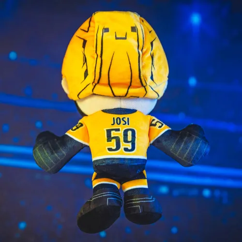 Miniatura 8 de Bleacher Creatures Nashville Predators Roman Josi - Peluche de 8 pulgadas de la NHL Kuricha sentado - Superestrella de la NHL inspirada en Chibi Los