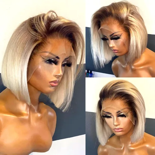 Miniatura 8 de Pelucas de cabello humano de 10 pulgadas