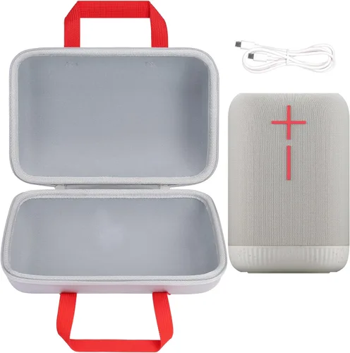 Miniatura 2 de co2CREA Funda rígida compatible con Ultimate Ears UE EPICBOOM Altavoz Bluetooth inalámbrico portátil, funda blanca