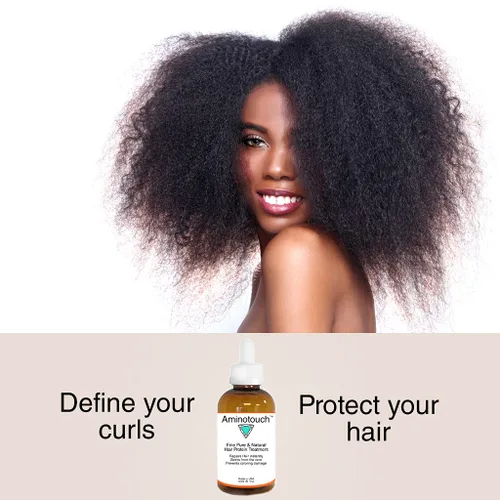 Miniatura 6 de Aminotouch - Tratamiento natural de proteína pura de colágeno y queratina de rescate para crecer el cabello largo, reparación de daños en las puntas
