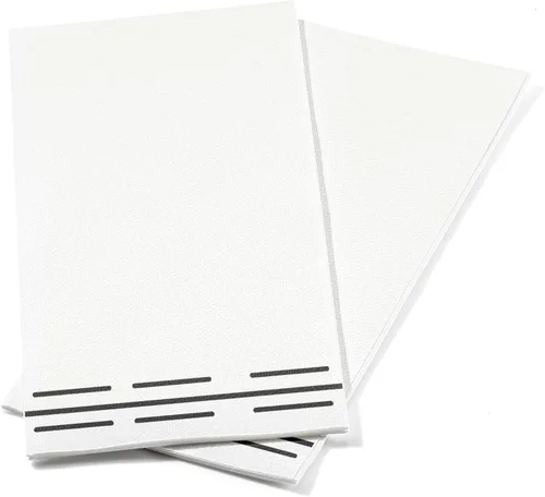 Miniatura 16 de Paquete de 100 toallas de mano de papel para invitados con sensación de lino, toallas de papel desechables súper absorbentes para baño, fiesta