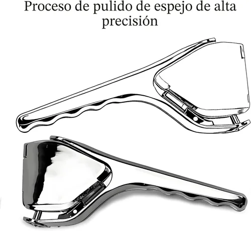 Miniatura 4 de Exprimidor de limón resistente de acero inoxidable, exprimidor manual de extracción máxima, fácil de apretar, plegable, plano, extractor de jugo