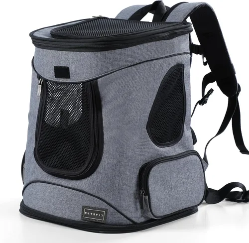Petsfit: mochila para mascotas con diseño de cojín de cintura mejorado para un mejor ajuste a la cintura, adecuada para gatos y conejos pequeños y