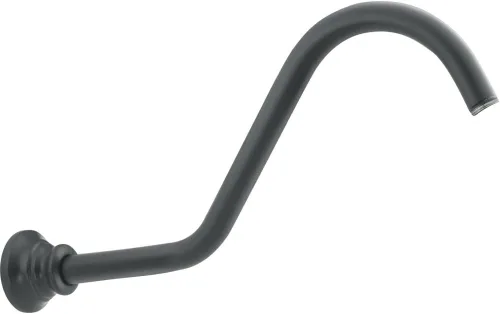 Moen tubo de níquel cepillado 14 pulgadas Brazo de regadera, S113WR Hierro forjado