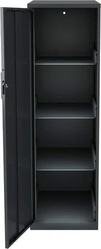Miniatura 8 de Gabinete personal, 4 estantes, carbón