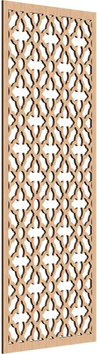 Miniatura 112 de Madison Paneles de pared decorativos de madera con calado, 9 3/8 pulgadas de ancho x 24 3/8 pulgadas de alto x 3/8 de alto, roble rojo rojo (Red Oak)
