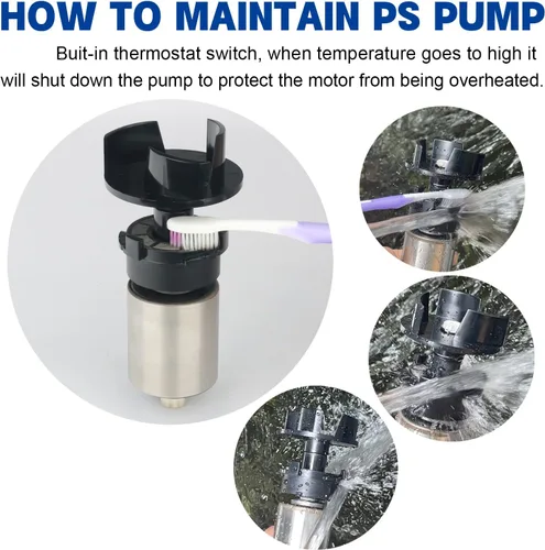 Miniatura 7 de WaterRebirth (4000GPH-230W, UL listado) Fuente grande Sumergible Agua Estanque Sumergible Bomba de Sumidero de Agua Acuario Bomba de Cascada