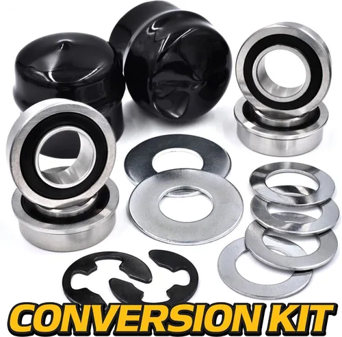 Miniatura 9 de HD Switch - Paquete de 4 - 9040H - 9040-H Kit de conversión de buje de rueda delantera a rodamiento que reemplaza a Craftsman, Sears, AYP, Poulan