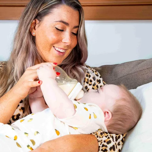 Miniatura 5 de Minbie Biberón para lactancia materna de 3 meses, kit sin BPA