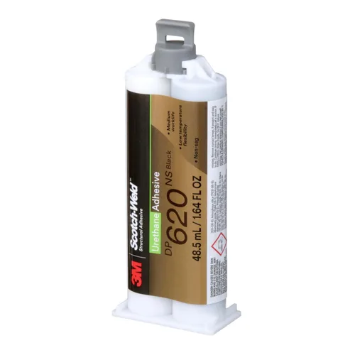 Miniatura 5 de 3M Scotch-Weld - Adhesivo de uretano DP620NS, negro, 1.6 fl oz Duo-Pak, 1 cada uno, sin hundimiento, curado rápido, establece uniones resistentes