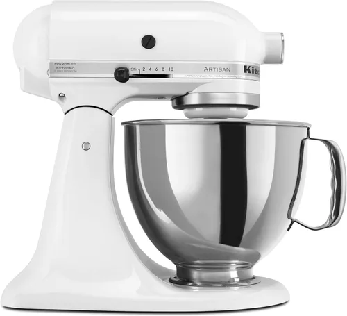 Miniatura 33 de KitchenAid Artisan Series KSM150PS, mezclador de pie con cabezal inclinable de 5 cuartos de galón con escudo de vertido KSM150PS, pistacho