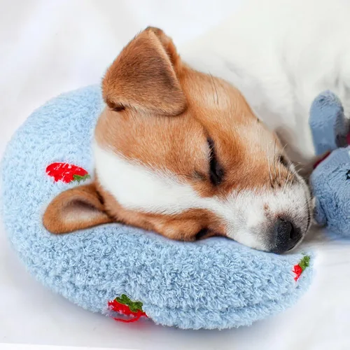 Almohada para Perros Mity Rain, Almohada de Alivio de la Ansiedad para Perros, Almohada Ultra Suave de Alta Densidad Calmante para Alivio de Azul