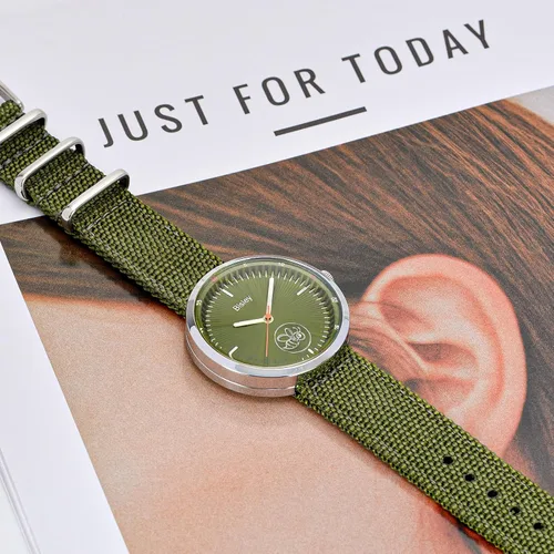 Miniatura 2 de Relojes deportivos impermeables para mujer, correa de nailon, reloj analógico de cuarzo, regalo para niñas y señoras