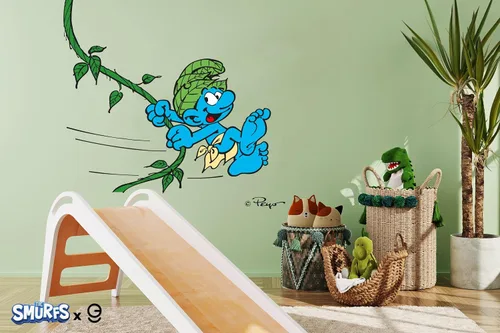 Miniatura 4 de Decoración de pared de los pitufos I The Smurfs I The Smurfs I I Baby Room I Baby Room I Nursery Decor for Girls & Boys I Varias opciones de tamaños
