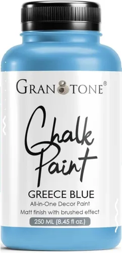 Miniatura 5 de GRANOTONE Pintura a la tiza para muebles Pintura acrílica a base de agua con acabado mate para madera, paredes, metal, vidrio, papel, lienzo