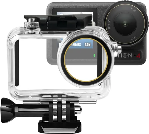 Miniatura 6 de SUNDO Funda protectora compatible con cámara DJI Action 5 Pro/Action 4/Action 3, 164.0 ft/164 pies, cubierta impermeable para buceo profundo, buceo
