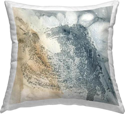 Miniatura 14 de Stupell Industries Ruth Fromstein - Almohada de diseño abstracto geométrico beige, 18 x 18 pulgadas