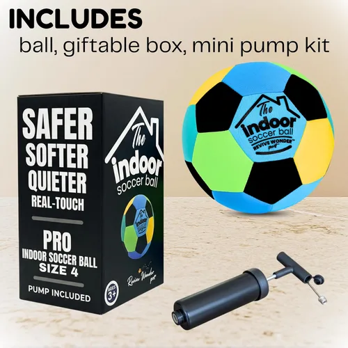 Miniatura 2 de La Pelota Interior — Pelota de Fútbol de Espuma Suave Acolchada Tamaño 4 para Niños (Edad 3+) — Pelota de Casa Esencial o Regalo de Fútbol