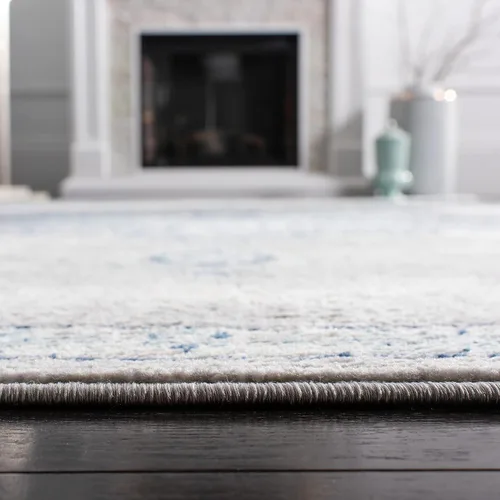 Miniatura 2 de SAFAVIEH Brentwood Collection - Alfombra decorativa de 2 x 4 pies, diseño desgastado de medallón, no desprende pelusa y de fácil cuidado, ideal