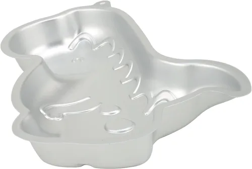 Miniatura 5 de Molde de pastel con forma de dinosaurio de trébol, molde de aluminio 3D para pastel de cumpleaños, aniversario, fiesta, Navidad
