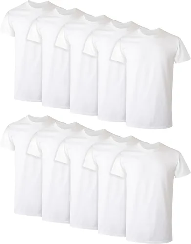 Hanes Paquetes de camisetas interiores para hombre, camisetas interiores de algodón suave Stay-Tucked, las mejores camisetas interiores para