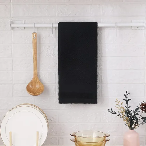 Miniatura 6 de Homaxy - Toallas de cocina 100% de algodón con tejido de punto gofre, 13 x 28 pulgadas, súper absorbentes y lavables a máquina, para secar platos