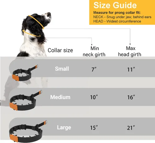 Miniatura 6 de SVD.PET Collar de punta para perro para entrenamiento sin tirones, hebilla de liberación rápida ajustable para perros pequeños, medianos y grandes