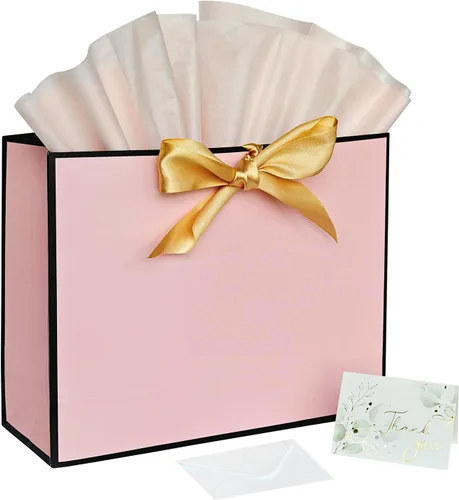 Miniatura 18 de ANFENG Regalo de recuerdo de cumpleaños negro, bolsa vintage de papel para mujeres, mamá, aniversario, novedad, fiesta, bolsas de papel, idea