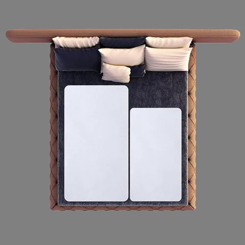 Miniatura 5 de Paquete de 2 almohadillas impermeables para cuna, 34 x 54 pulgadas, protector de cuna de franela para incontinencia reutilizable para bebés, niños
